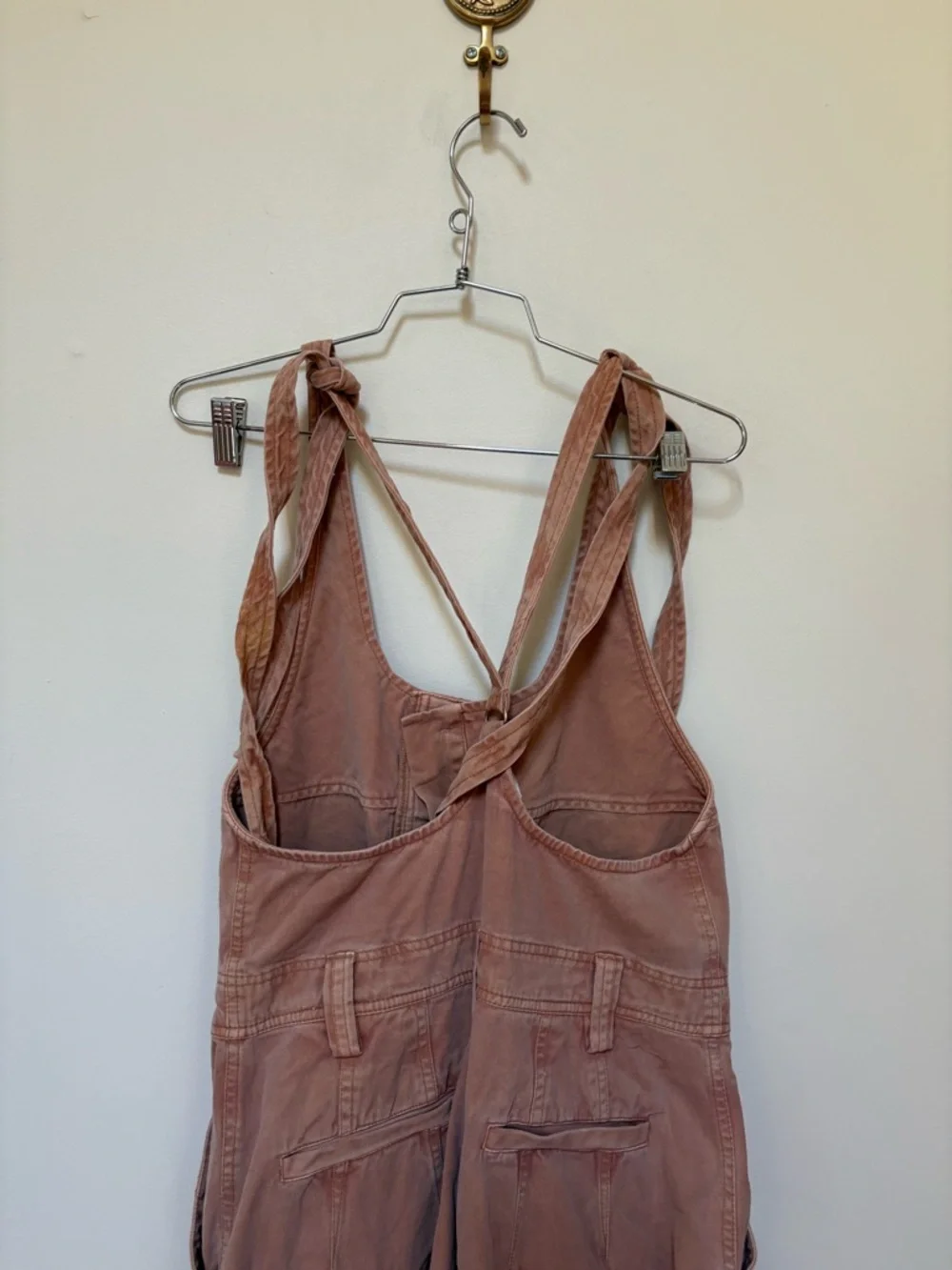 NWOT Free People Must Have Wide-Leg Overalls Size Small